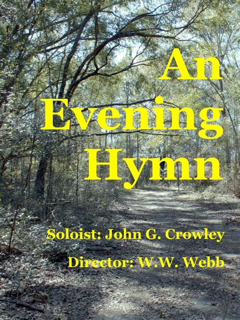 An Evening Hymn .